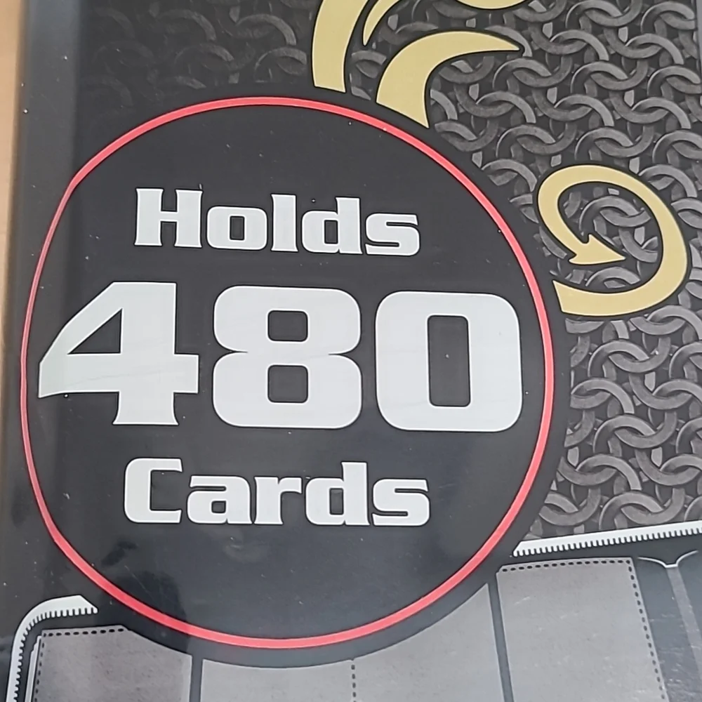 LARGE ZIPPER PORTFOLIO BCW GAMING Z-FOLIO 12-POCKET LX ALBUM, HOLDS 480 CARDS